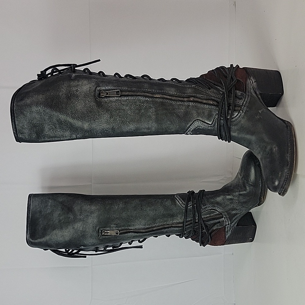 Freebird By Steven Coal Tall Lace-up Women's Boots - Picture 4 of 12